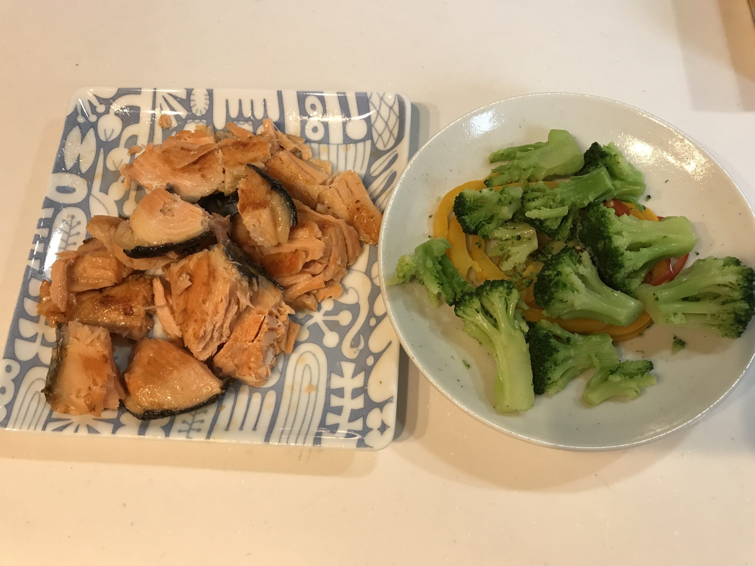 鮭と野菜